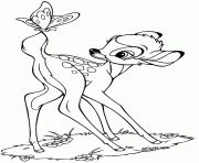 Coloriage bambi disney animaux