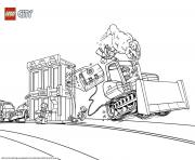 Coloriage Lego city catch the crooks