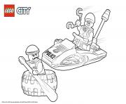 Coloriage Lego City Police Tire Escape