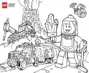 Coloriage Lego City Volcano Explorers