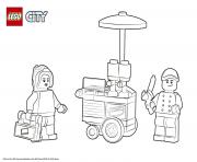 Coloriage Lego City Square