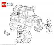 Coloriage Lego City 4x4 Off Roader