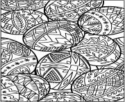 Coloriage oeufs paques et motifs