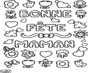 Coloriage bonne fete maman 12 mai