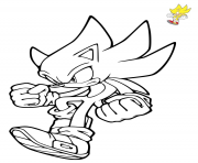 Coloriage sonic Yellow Wisps