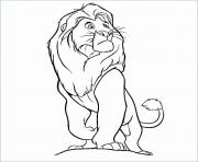 Coloriage la garde du roi lion king