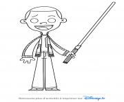 Coloriage star wars finn