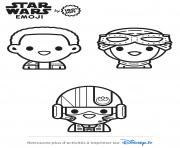 Coloriage star wars pilotes emoji