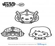 Coloriage star wars emoji