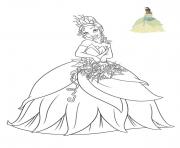 Coloriage La Princesse et la Grenouille