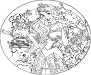 Coloriage disney princesse aurore