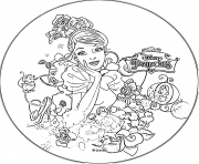 Coloriage disney princesse cendrillon 1950