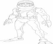 Coloriage chomp sr fortnite skin hd