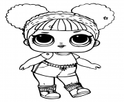 Coloriage lol doll hoops mvp glitter