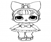 Coloriage lol doll fancy glitter