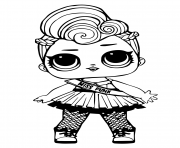 Coloriage lol doll miss punk