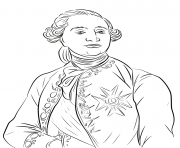 Coloriage Roi de France Louis XVI histoire