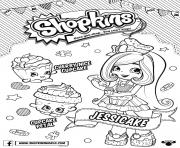 Coloriage Shopkins Doll Chef Club Jessicake