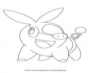 Coloriage Gruikui Pokemon