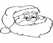 Coloriage Gulli Noel le portait du Pere Noel