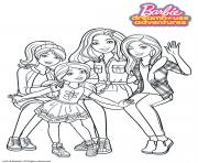 Coloriage Barbie Chelsea Stacie et Skipper