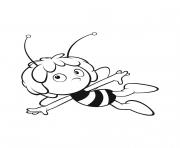 Coloriage Maya l Abeille