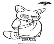 Coloriage Shifu de Kung Fu Panda