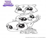 Coloriage Les meilleurs amis littlest Pet Shop