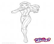 Coloriage Totally Spies Sam