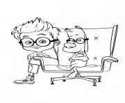 Coloriage MrPeabody Sherman Sherman et Mr Peabody 2