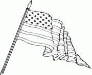 Coloriage usa drapeau