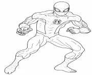 Coloriage Spiderman fresh start