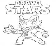 Coloriage Crow Brawl Stars Game