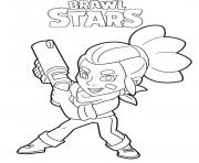 Coloriage Shelly Brawl Stars Character