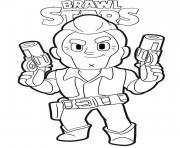 Coloriage Colt Ready Brawl Stars