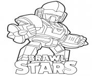 Coloriage Mecha Bo Brawl Stars