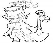 Coloriage Brawl Stars Mortis