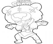 Coloriage Brawl Stars Nita