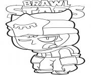 Coloriage Sandy Tired Brawl Stars