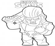 Coloriage Brawl Stars Bull