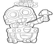 Coloriage Brawl Stars Carl