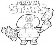 Coloriage Daryl Brawl Stars