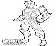 Coloriage Omega from Fortnite Season 8