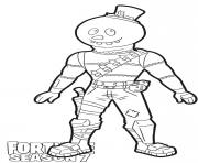 Coloriage Slushy Soldier skin from Fortnite Season 7