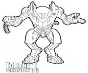 Coloriage Brute Mech Fortnite Season 10