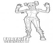 Coloriage Prickly Patroller skin from Fortnite Season 8