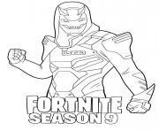 Coloriage Vendetta skin from Fortnite Season 9