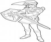 Coloriage the legend of zelda par Shigeru Miyamoto et Takashi Tezuka