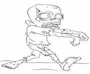 Coloriage walking dead zombie