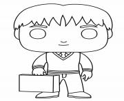 Coloriage Fred Weasley Funko Pop